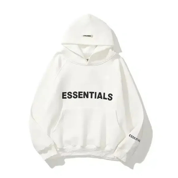 Essentials White Hoodie