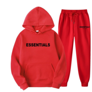 Orange Essentials Hoodie Tracksuit