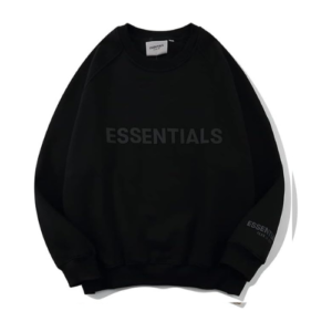 Essentials Black Sweatshirt