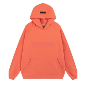 Fear Of God Essentials orange Hoodie